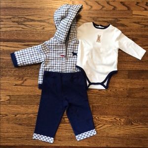New with Tags Little Me baby boy outfit.